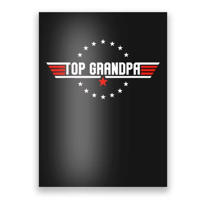 Fathers Day Gift Grandpa Gift From Grandkids Son Daughter Poster