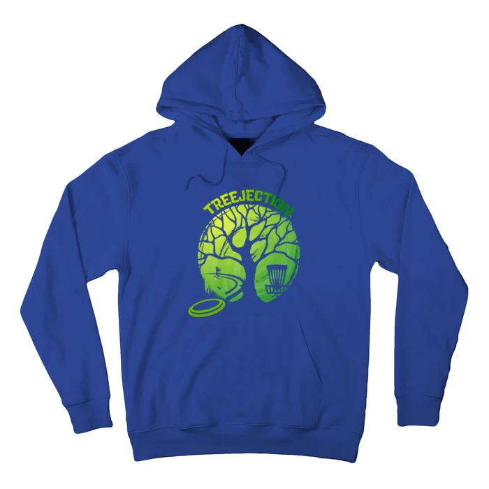 Funny Disc Golf Graphic Tree Gift Hoodie