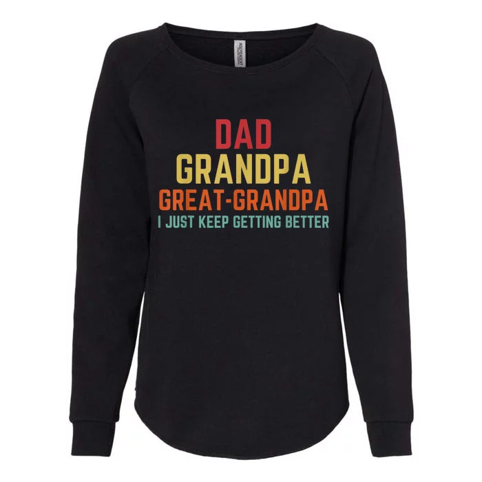 Fathers Day Gift from GrandKid Dad Grandpa Great Grandpa Womens California Wash Sweatshirt