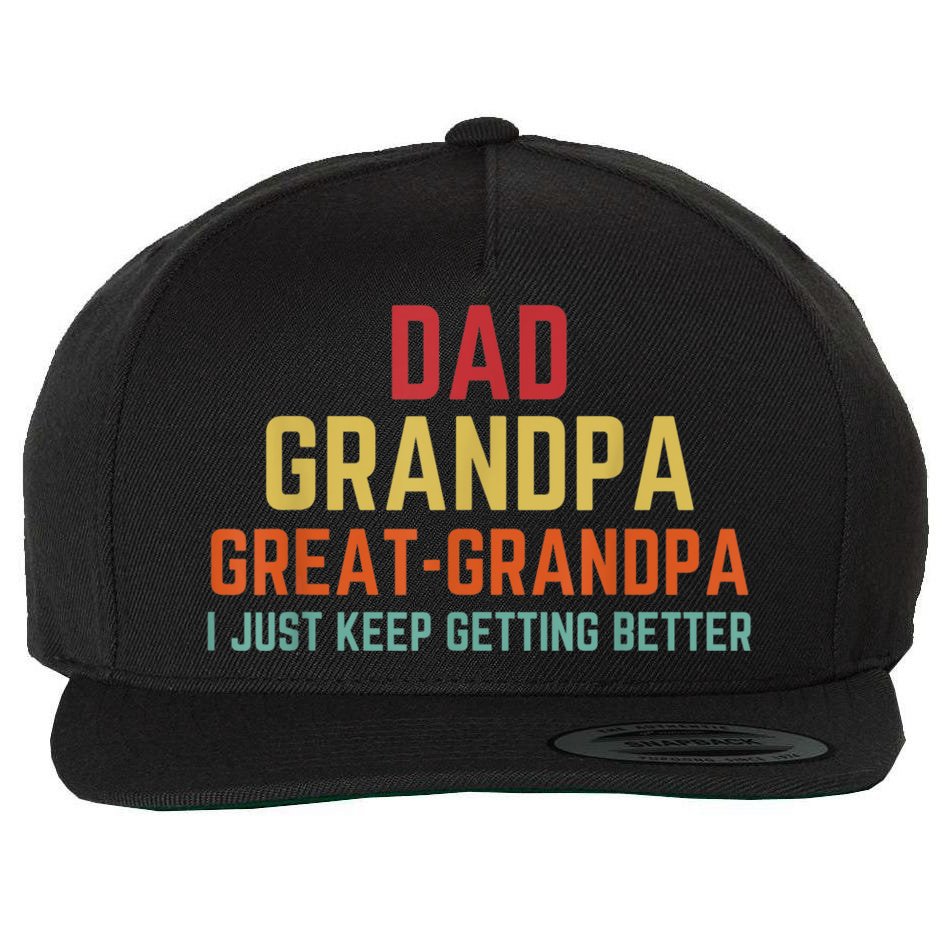 Fathers Day Gift from GrandKid Dad Grandpa Great Grandpa Wool