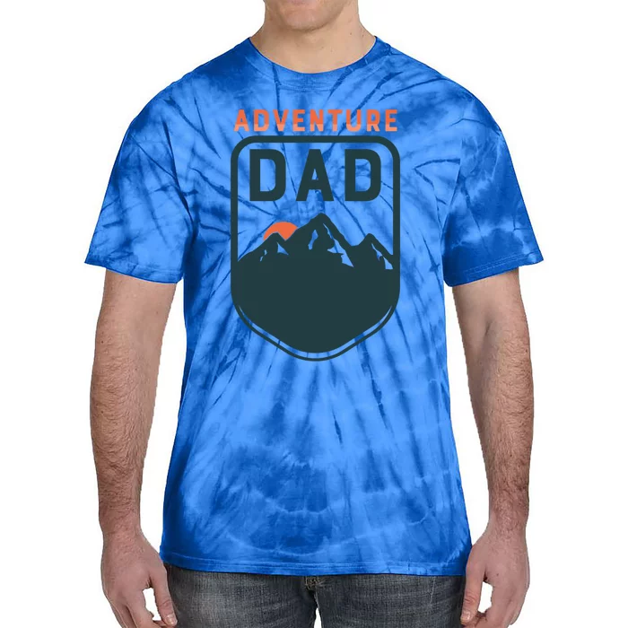 Fathers Day Gift Adventure Dad Gift Hiking Outdoors Camping Gift Tie-Dye T-Shirt