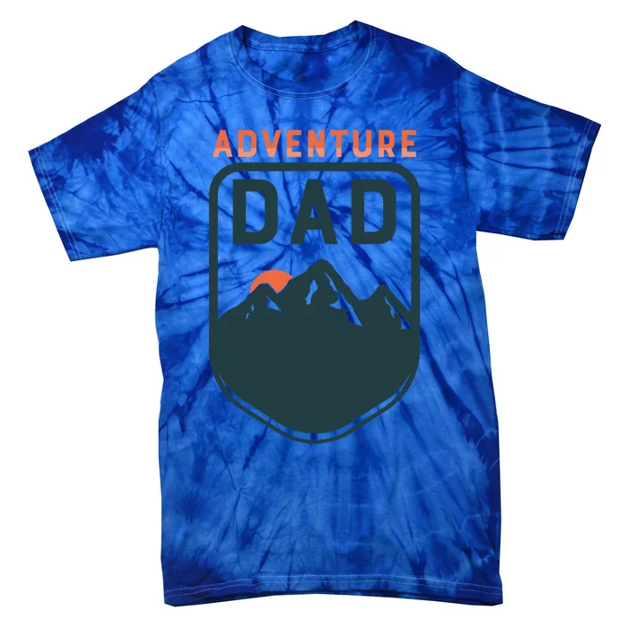 Fathers Day Gift Adventure Dad Gift Hiking Outdoors Camping Gift Tie-Dye T-Shirt