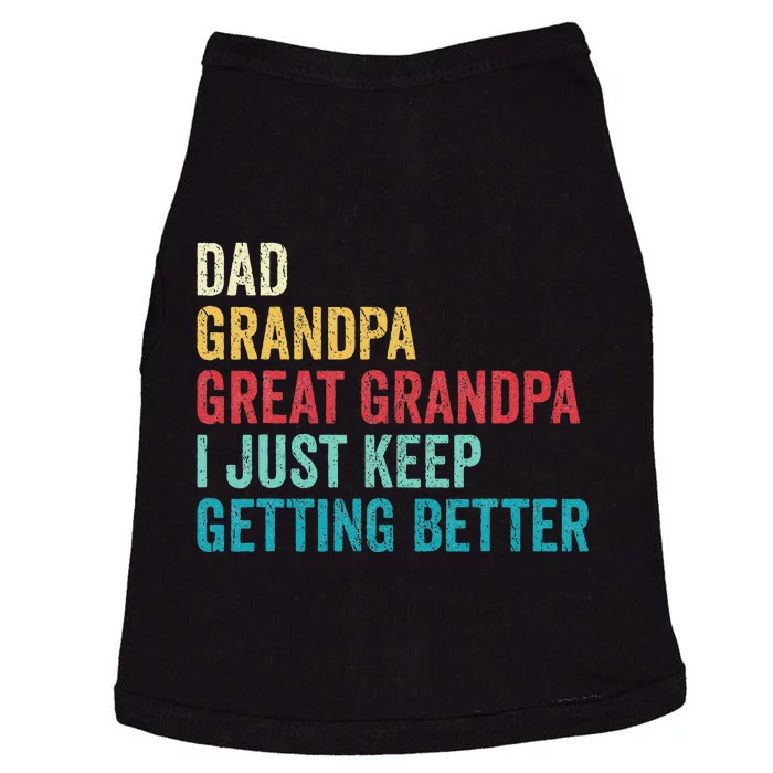 Fathers Day Grandpa Gift From Grand Dad Great Grandpa Doggie Tank