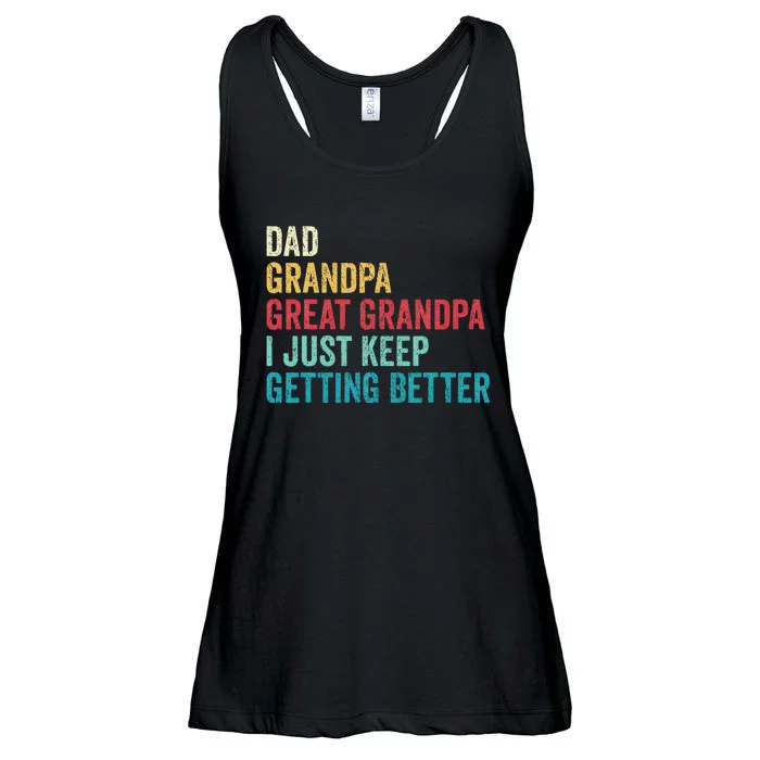 Fathers Day Grandpa Gift From Grand Dad Great Grandpa Ladies Essential Flowy Tank