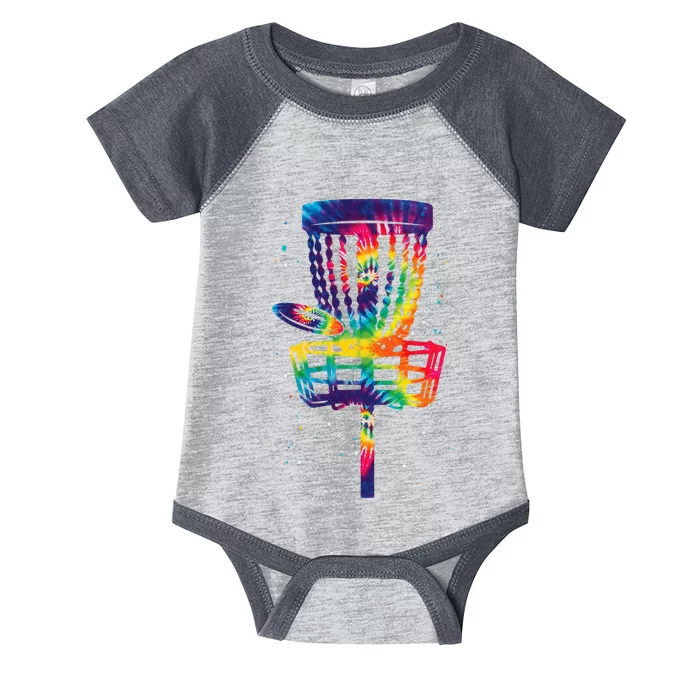 Funny Disc Golf Tie Dye Disc Golf Clothing Infant Baby Jersey Bodysuit