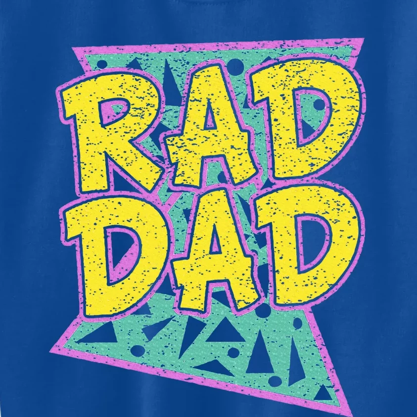 FatherS Day Gift For Daddy Rad Dad Kids Sweatshirt