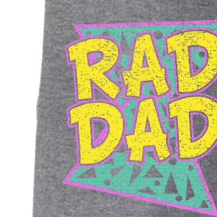 FatherS Day Gift For Daddy Rad Dad Doggie 3-End Fleece Hoodie