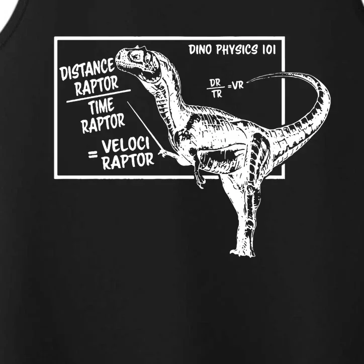 Funny Dinosaur  Geeky Performance Tank