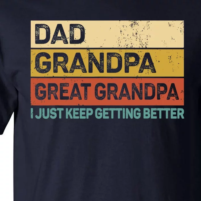 Fathers Day Gift from Grand Dad Grandpa Great Grandpa Tall T-Shirt