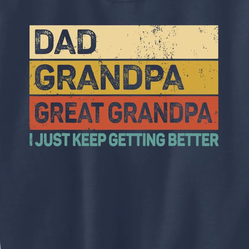 Fathers Day Gift from Grand Dad Grandpa Great Grandpa Kids Sweatshirt