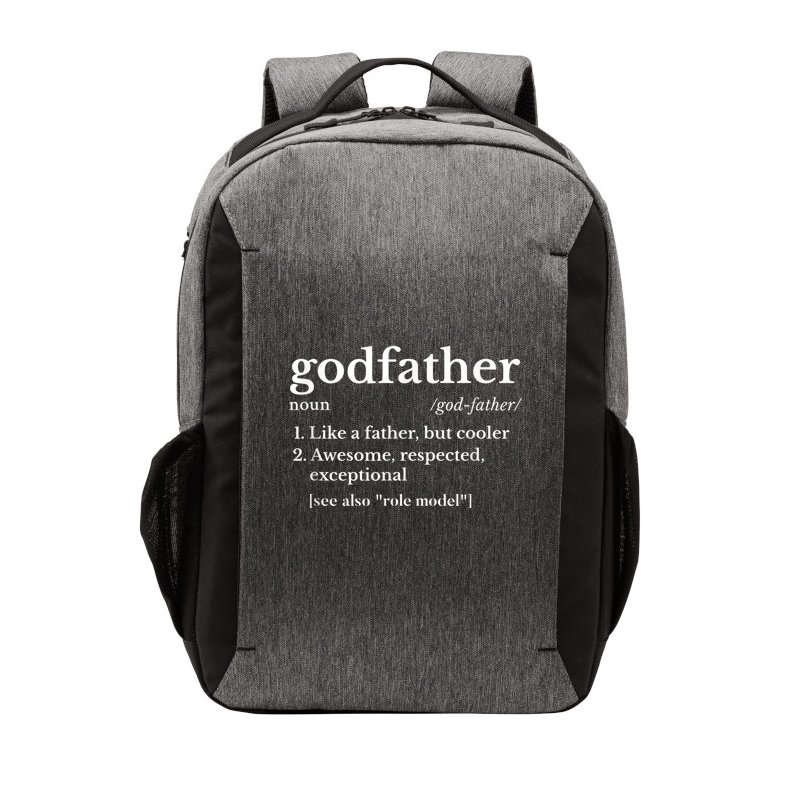 Fathers Day Gift For Godfather Gifts From Godchild Shirt Vector Backpack