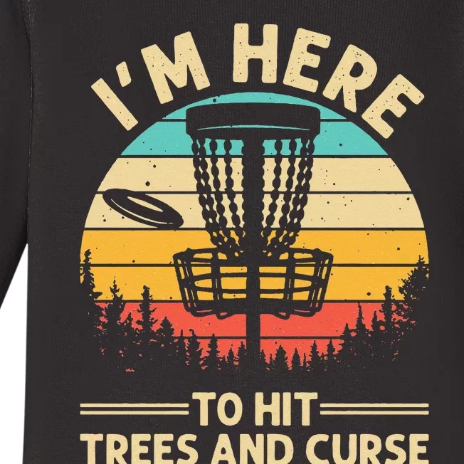 Funny Disc Golf For  Disc Golf Player Trees Sports Baby Long Sleeve Bodysuit