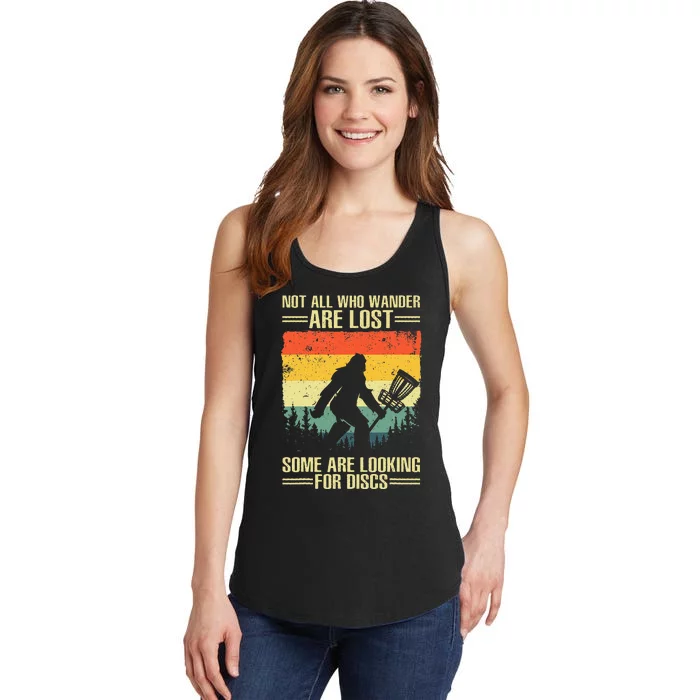 Funny Disc Golf Art For Women Disc Golf Player Ladies Essential Tank