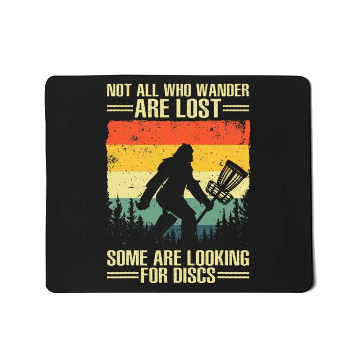 Funny Disc Golf Art For Women Disc Golf Player Mousepad