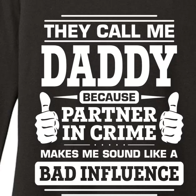 Family Daddy Gift Fathers Day They Call Me Daddy Cute Gift Womens CVC Long Sleeve Shirt