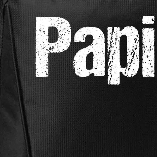 Fun Dad Gift Papi Hooded Gift Hispanic Spanish Gift City Backpack