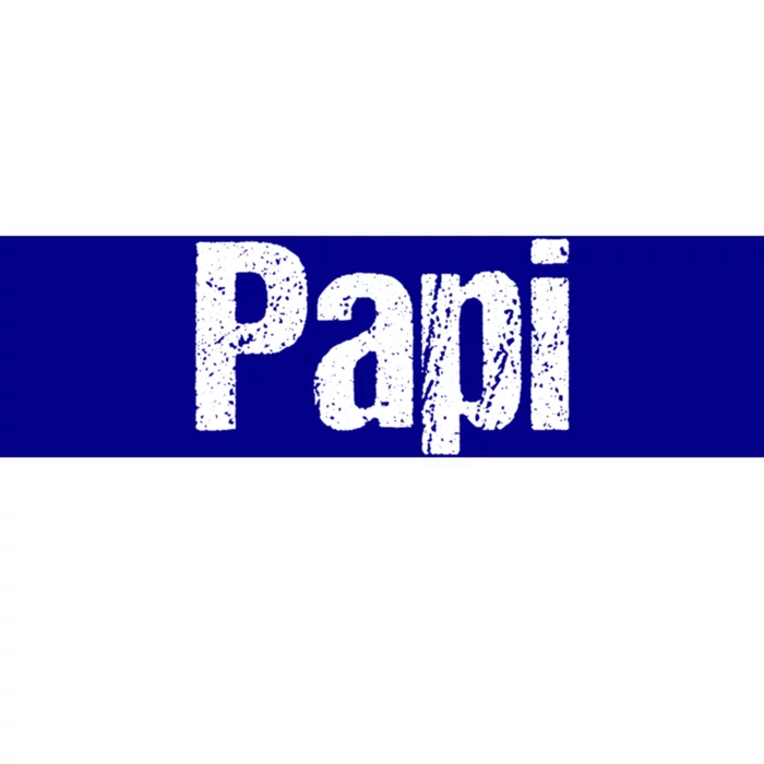 Fun Dad Gift Papi Hooded Gift Hispanic Spanish Gift Bumper Sticker