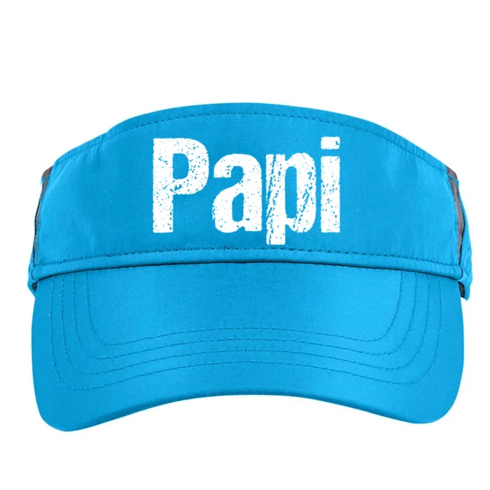 Fun Dad Gift Papi Hooded Gift Hispanic Spanish Gift Adult Drive Performance Visor