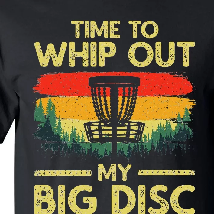 Funny Disc Golf Art Flying Disc Sport Players Tall T-Shirt