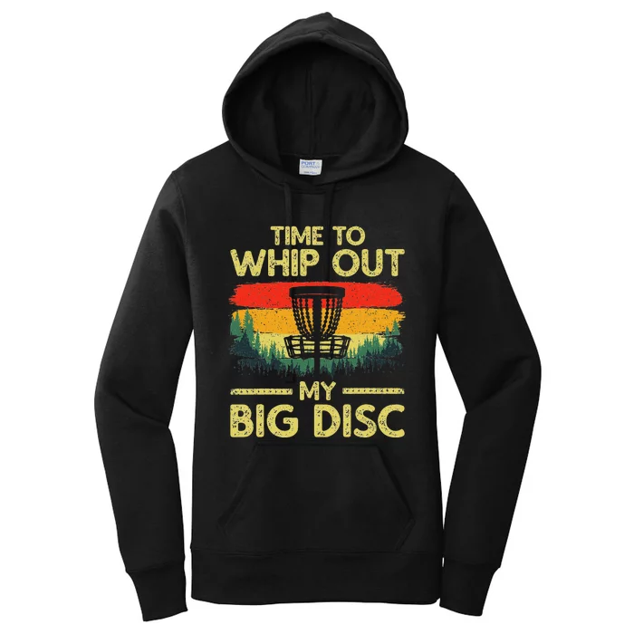 Funny Disc Golf Art Flying Disc Sport Players Women's Pullover Hoodie