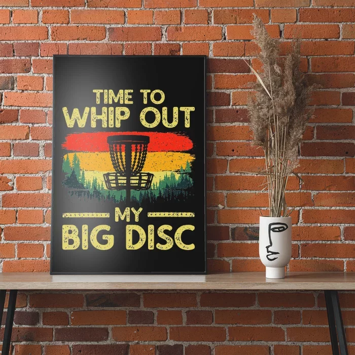 Funny Disc Golf Art Flying Disc Sport Players Poster