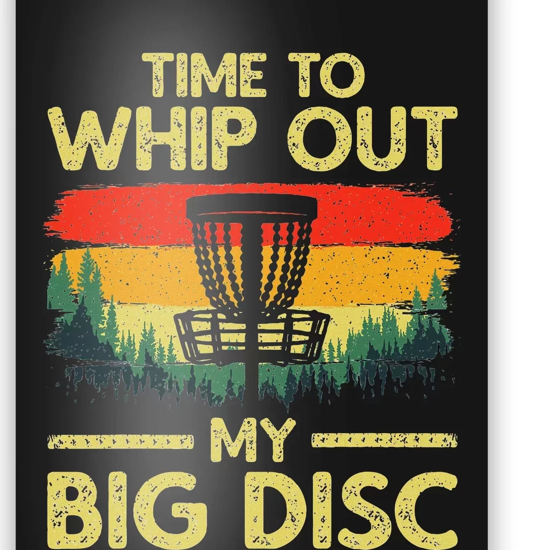 Funny Disc Golf Art Flying Disc Sport Players Poster