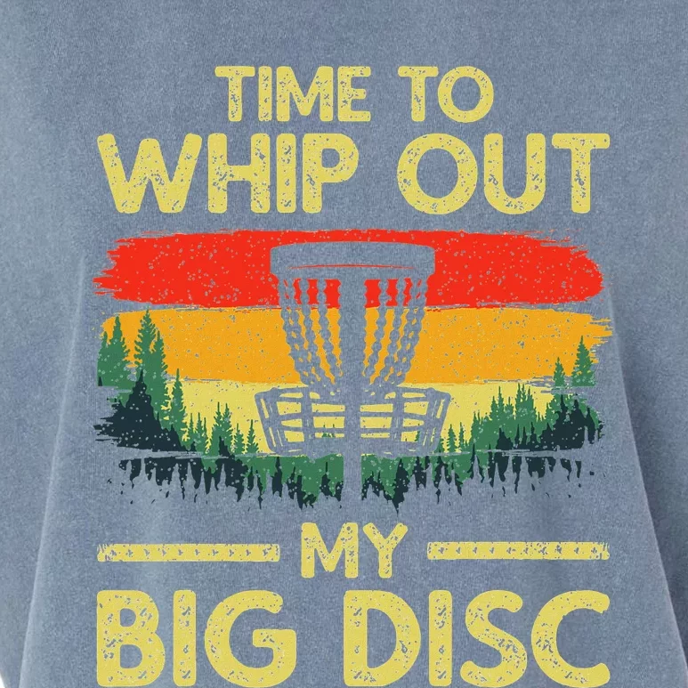 Funny Disc Golf Art Flying Disc Sport Players Garment-Dyed Women's Muscle Tee