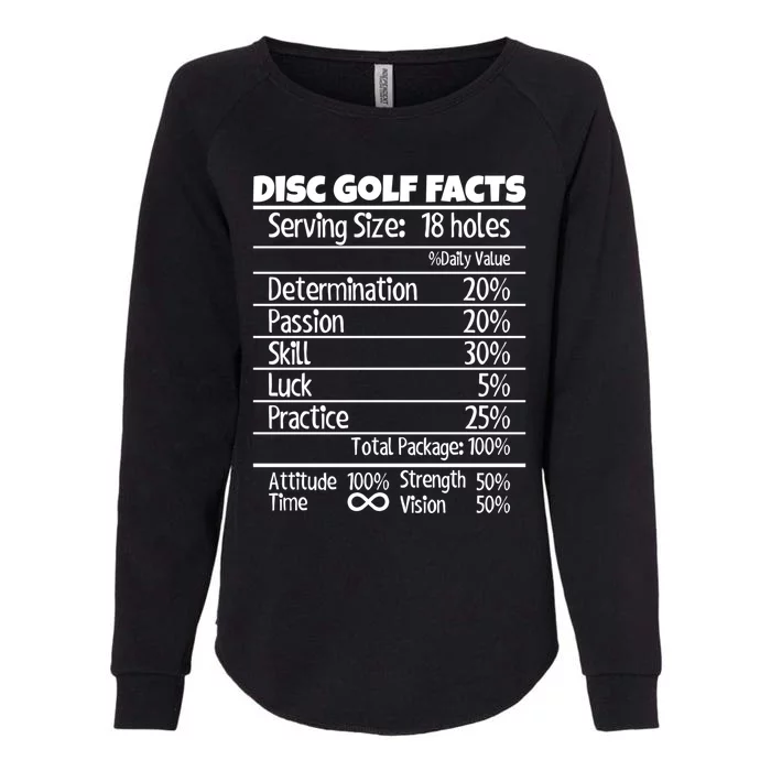 Funny Disc Golf Facts Cool Gift Womens California Wash Sweatshirt