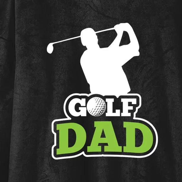 Father's Day Golf Golf Player Golf Dad Golf Lover Birthday Gift For Dad Hooded Wearable Blanket