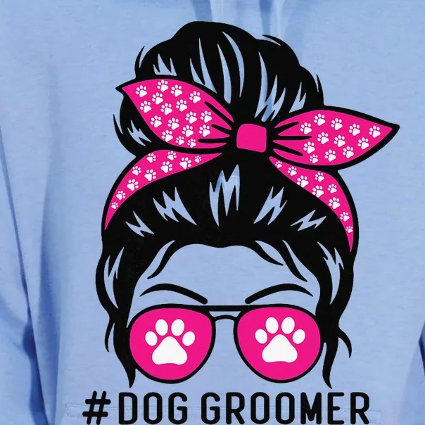 Funny Dog Groomer Grooming Pet Stylist Lady Unisex Surf Hoodie