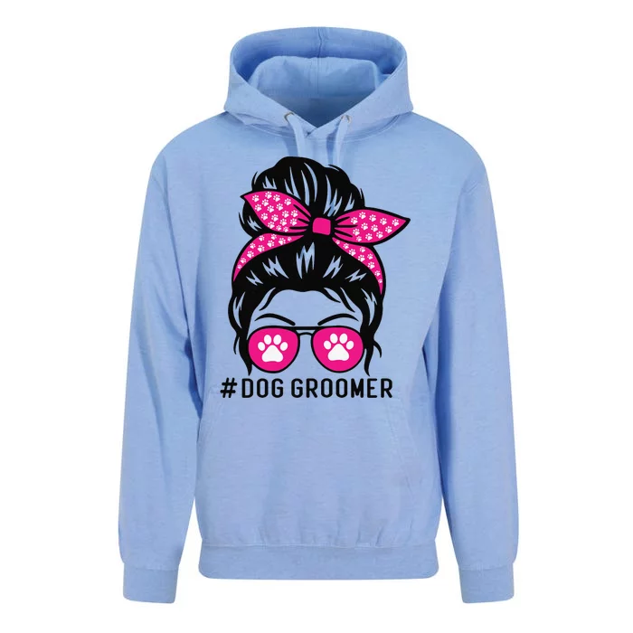 Funny Dog Groomer Grooming Pet Stylist Lady Unisex Surf Hoodie