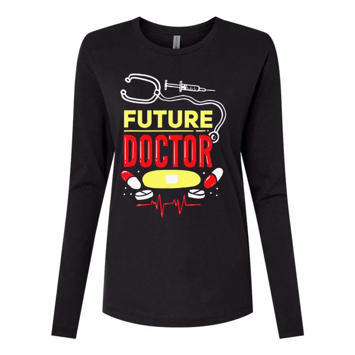 Future Doctor Gift For A Future Doctor Womens Cotton Relaxed Long Sleeve T-Shirt