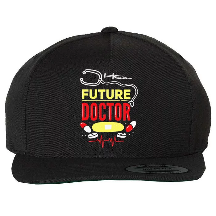 Future Doctor Gift For A Future Doctor Wool Snapback Cap