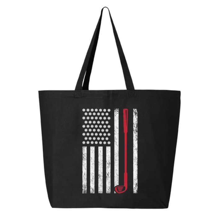 Funny Disc Golf American Flag Disc Frisbee Golf 25L Jumbo Tote