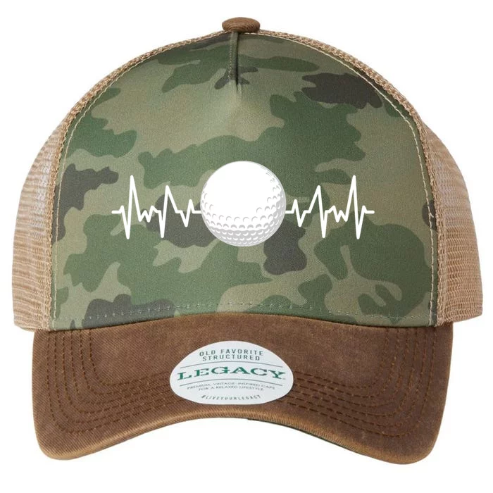 Father's Day Golf Heart Love Funny Golf For Men And Women Gift For Dad Legacy Tie Dye Trucker Hat