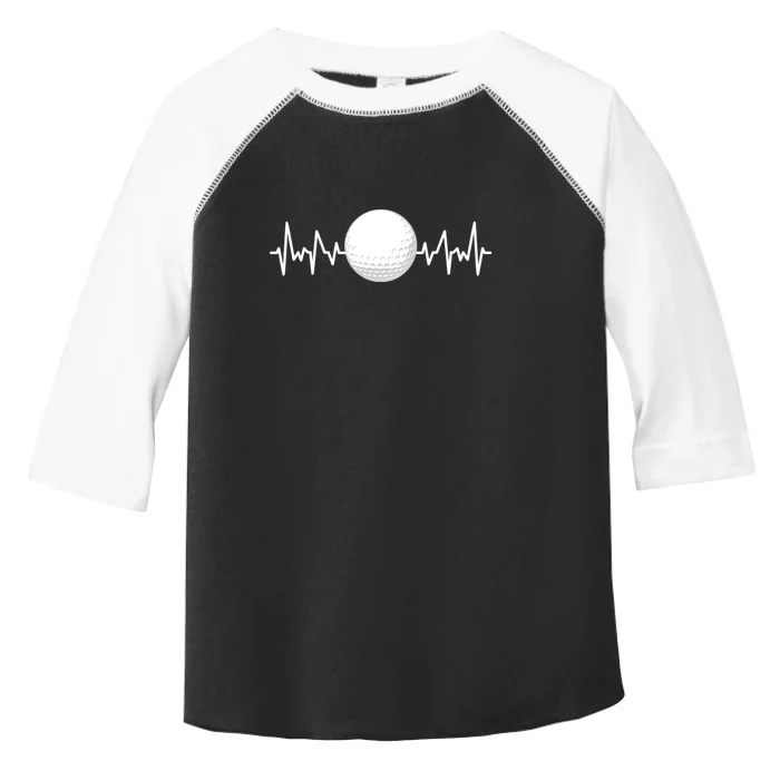 Father's Day Golf Heart Love Funny Golf For Men And Women Gift For Dad Toddler Fine Jersey T-Shirt