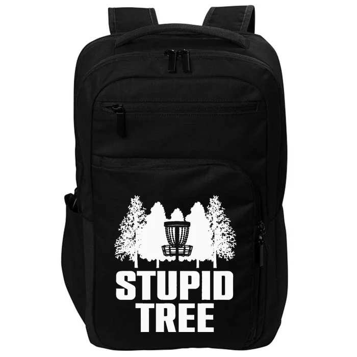 Funny Disc Golf Art For  Disc Golf Player Impact Tech Backpack