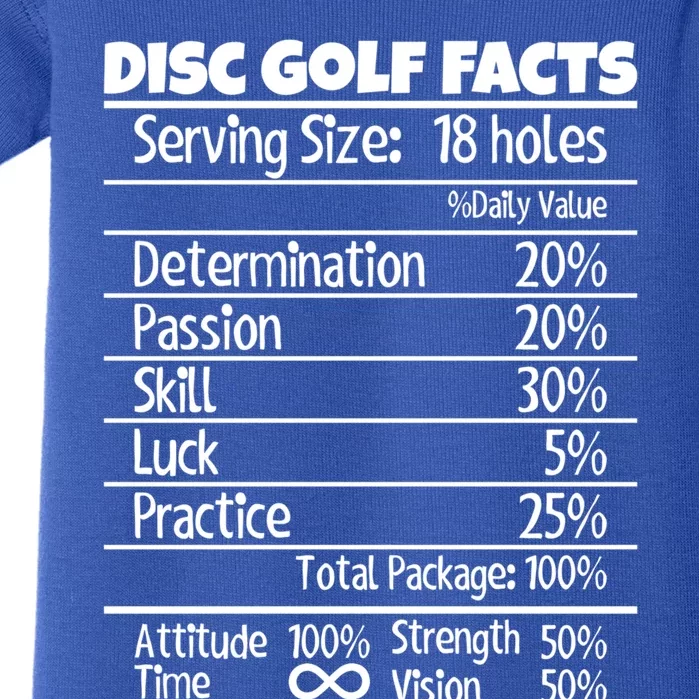 Funny Disc Golf Facts Great Gift Baby Bodysuit