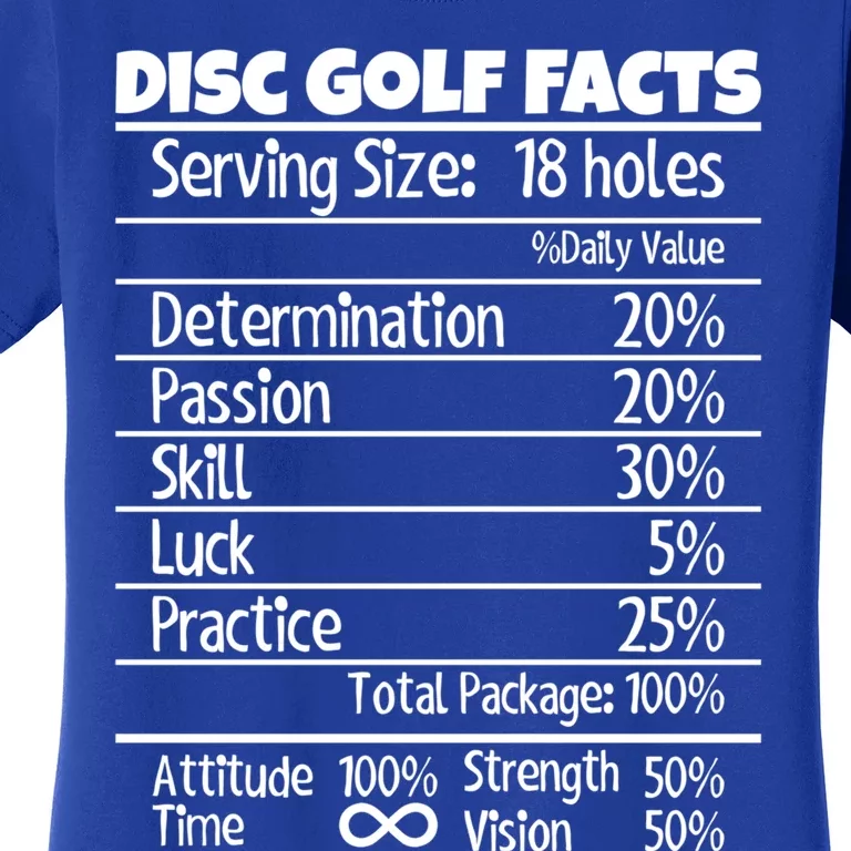 Funny Disc Golf Facts Great Gift Women's T-Shirt