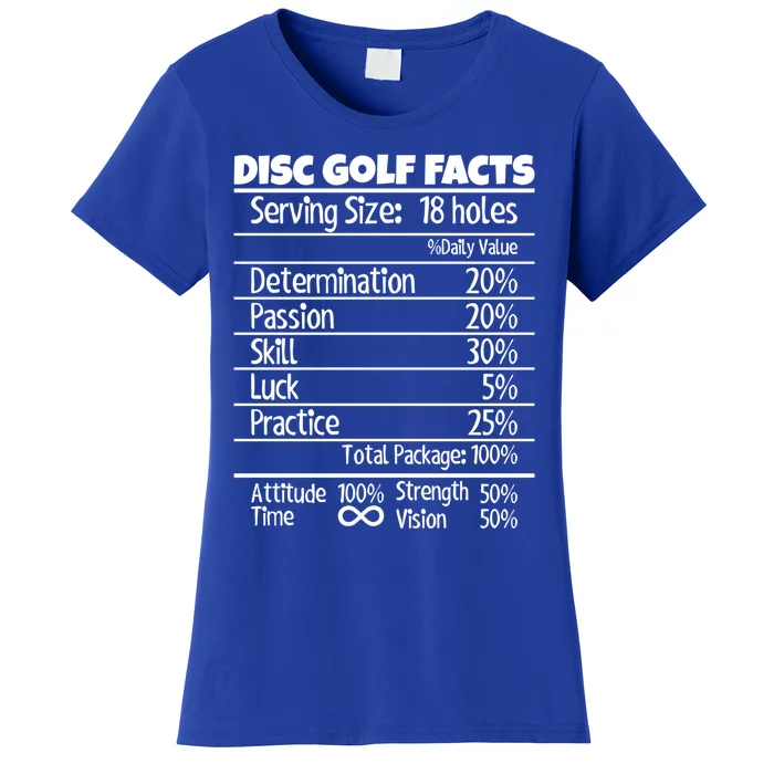 Funny Disc Golf Facts Great Gift Women's T-Shirt