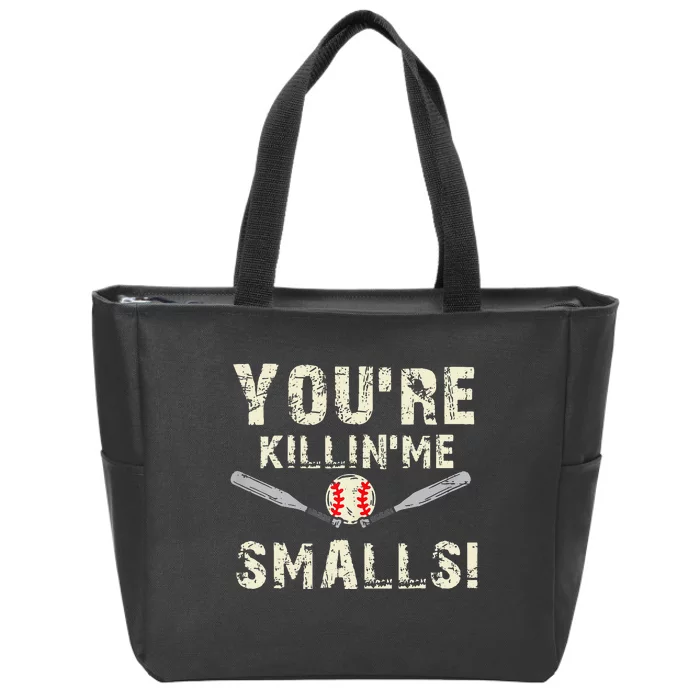 Funny Dad Gift You're Killing Me Smalls Dad And Child Zip Tote Bag