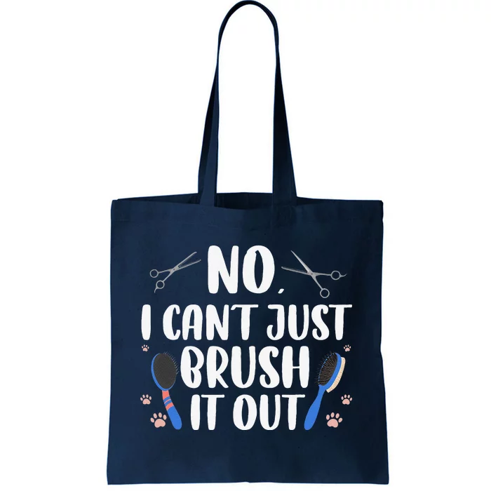 Funny Dog Groomer Art For Women Dog Grooming Pet Groomer Tote Bag