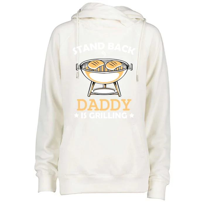 Fathers Day Grilling Bbq Smoker Meat Lover Daddy Funny Fan Gift Womens Funnel Neck Pullover Hood