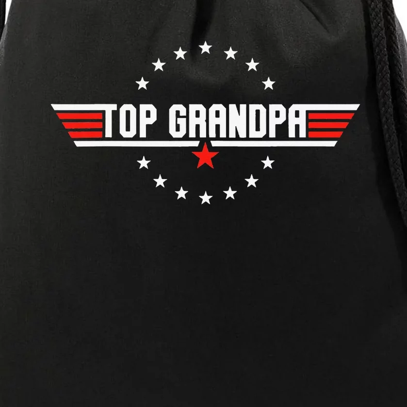 Fathers Day Gift Grandpa Gift from Grand Son Daughter Drawstring Bag