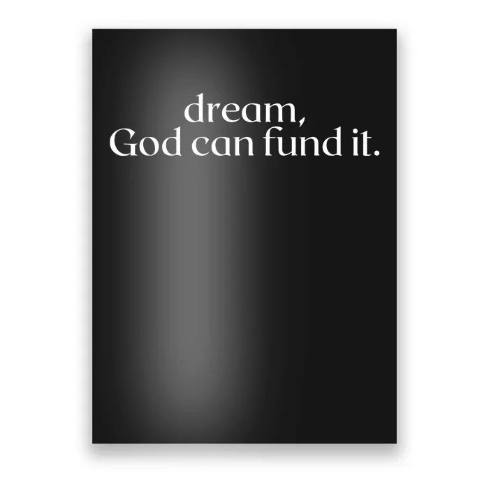 Funmibi Dream God Can Fund It Poster