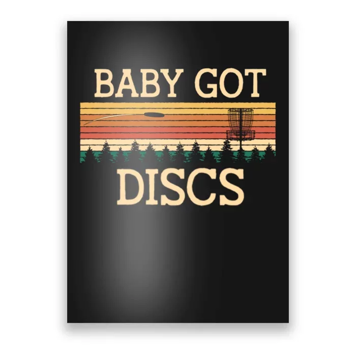 Funny Disc Golf Humor Golfer Pun Couples Poster