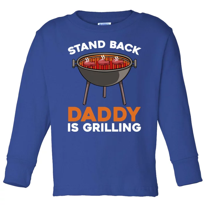 Fathers Day Grilling Bbq Smoker Meat Lover Daddy Funny Fan Funny Gift Toddler Long Sleeve Shirt