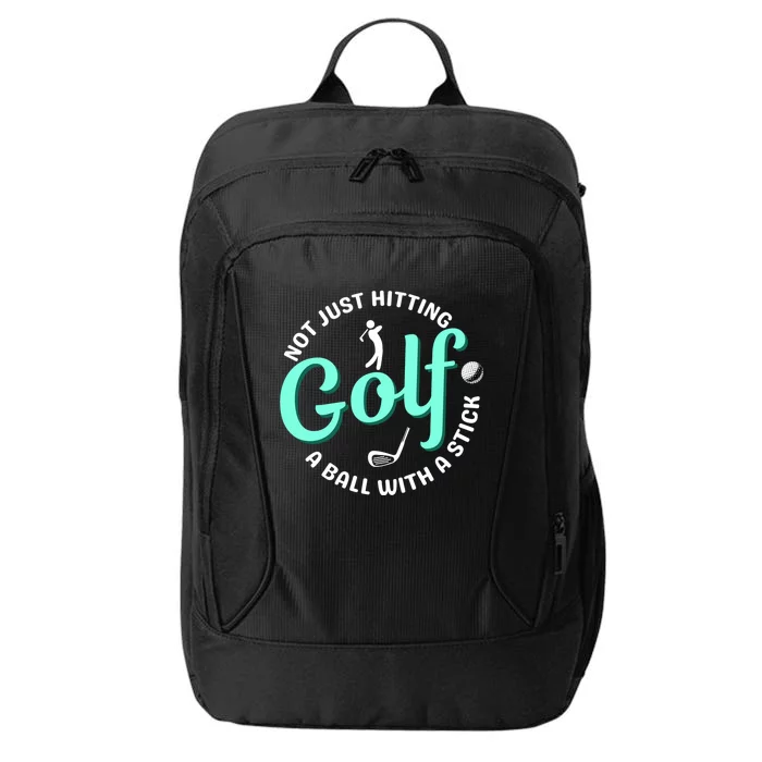 Father's Day Golf Loving Father Golf Dad Gift For Dad City Backpack