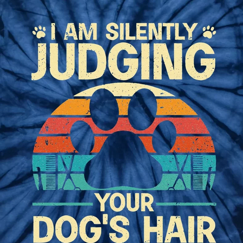 Funny Dog Grooming Design For Women Dog Groomer Lovers Tie-Dye T-Shirt