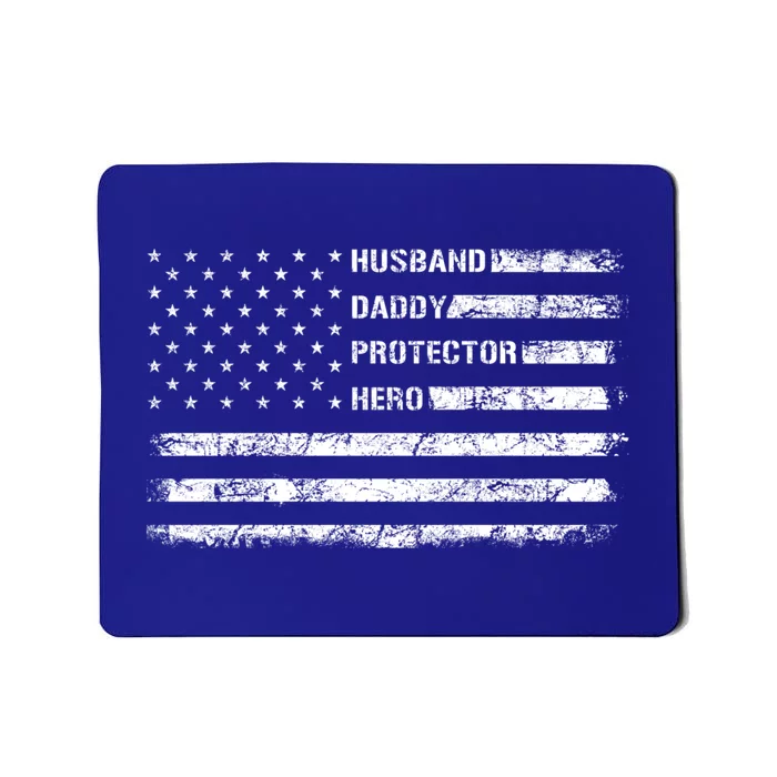 FatherS Day Gift I Husband Daddy Protector Hero Meaningful Gift Mousepad